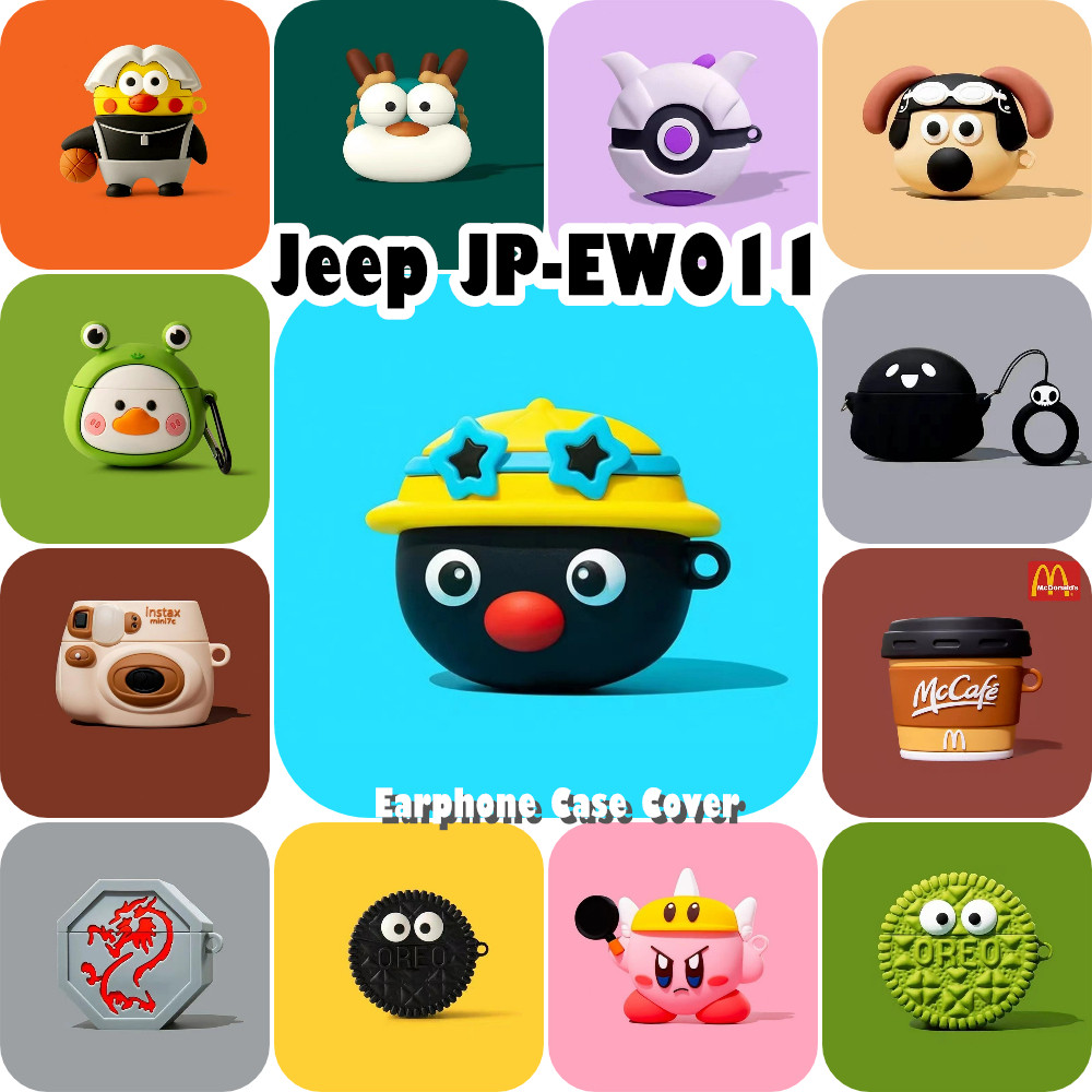 imamuraFor Jeep JP-EW011 เคสซิลิโคนอ่อนนุ่มหูฟังกรณีการ์ตูน Creative NO.2
