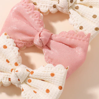 6 ชิ้น/เซ็ตน่ารักดอกไม้พิมพ์ผมโบว์คลิปสําหรับเด็กทารกสด Pastoral ผ้าฝ้าย Hairpin Barrettes Headwear อุปกรณ์เสริมผม