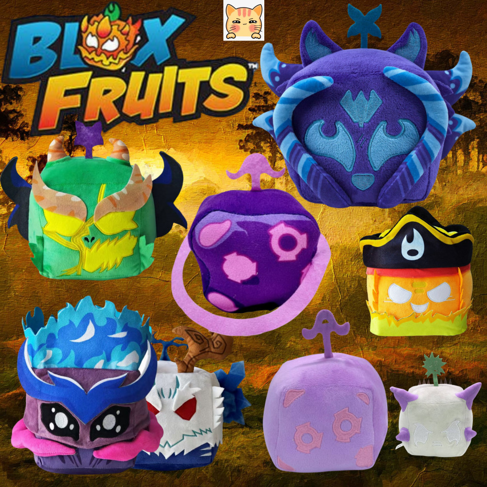 BCT Blox Fruits ร้อน ผลไม้ของเล่นตุ๊กตา Bloxfruits Plushie ผลไม้ตุ๊กตาสนุกกล่อง Plush Robloxs ตุ๊กตาของเล่นหมอนของขวัญวันเกิดเด็ก,วันหยุดของขวัญแลก