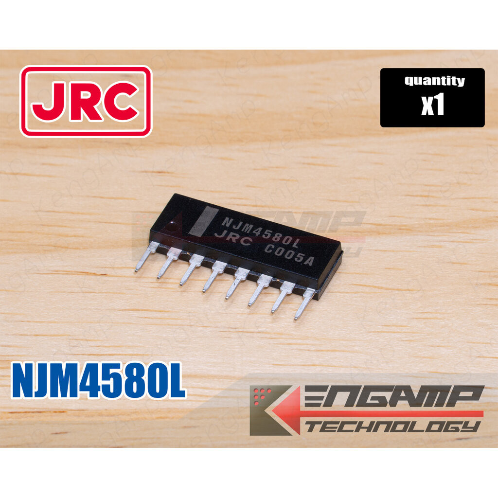 (1ตัว) [IC] NJM4580L JRC Dual OP-AMP SIP8