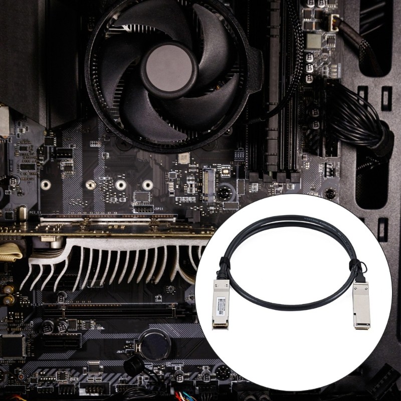 สายเคเบิลทองแดง R* Performances สําหรับเซิร์ฟเวอร์ QSFP เป็นการเชื่อมต่อ QSFP Plus