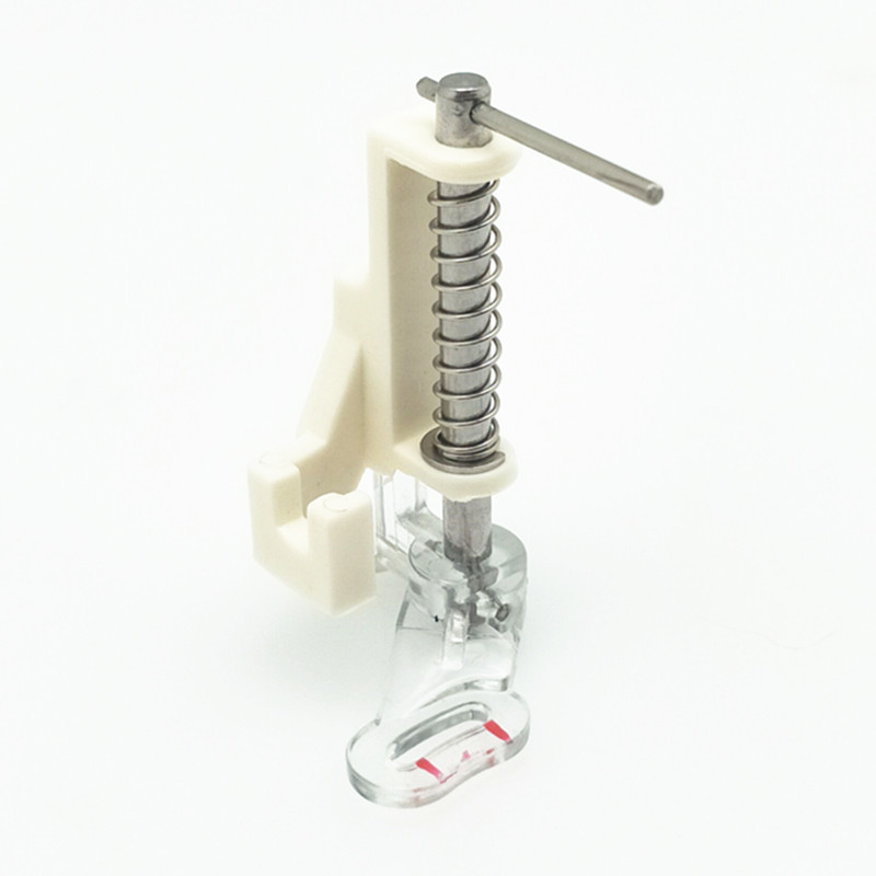 1 PC ครัวเรือนเย็บปักถักร้อยจักรเย็บผ้า Presser เท้าพลาสติกเย็บปักถักร้อย Presser เท้า Universal เย็บปักถักร้อย Presser เท้าฟรี 4021P