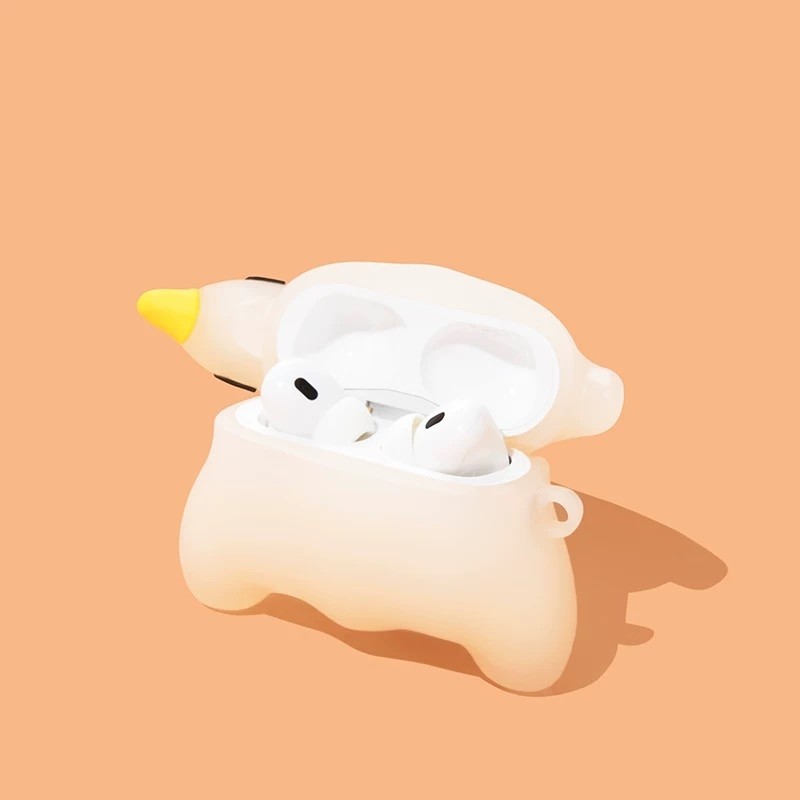 เป็ดย่างน่ารัก Airpods 4 เคสป้องกัน Airpods Pro 2 กรณีหูฟัง Airpods Gen3 เคสซิลิโคน Airpods Gen2 กรณี Airpods กรณีครอบคลุม ราคา ถูกที่สุด ดีลบีเคเค แกลเลอรีภาพที่ 4
