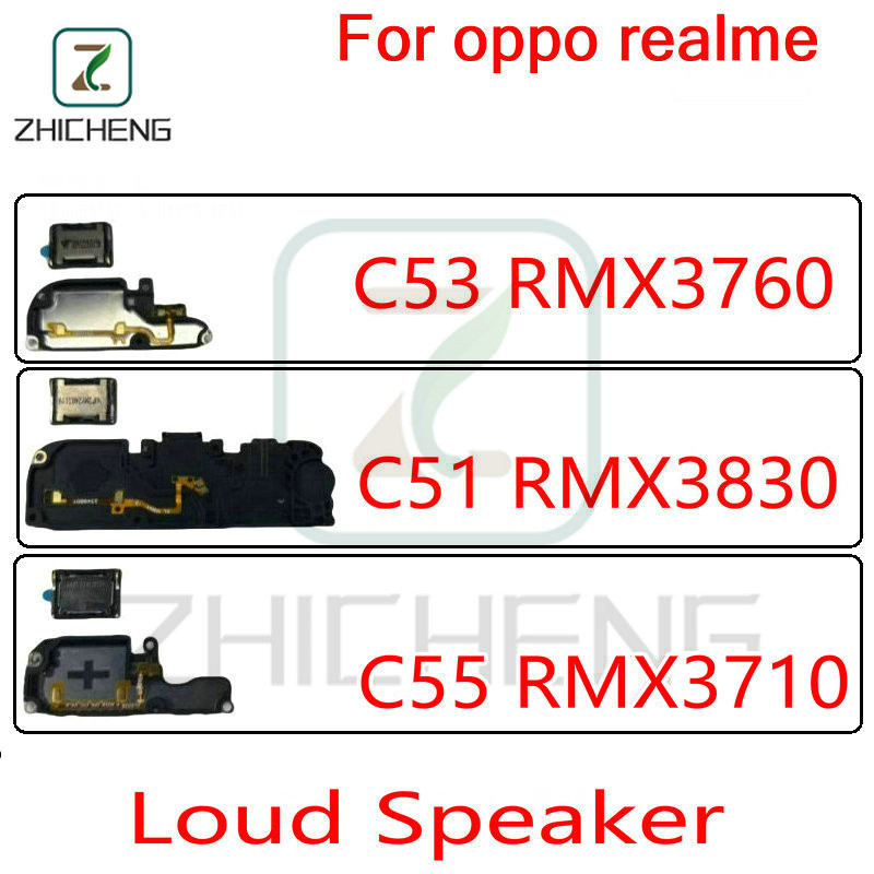 สําหรับ oppo realme C51 C53 C55 RMX3830 RMX3710 RMX3760 Loud ลําโพง Buzzer เปลี่ยนด้านล่าง Buzzer เส