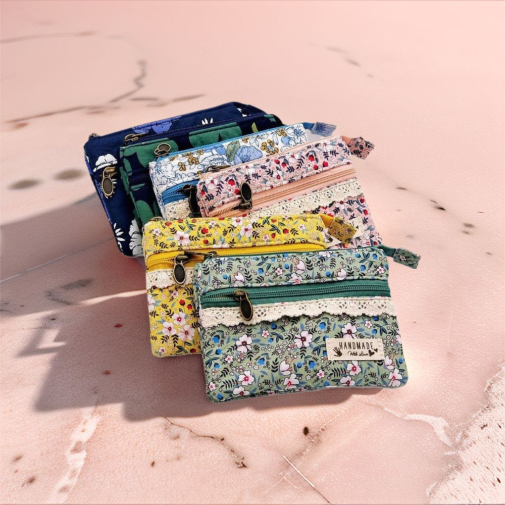 กระเป๋าใส่เหรียญ หู,กระเป๋ากันน้ํามัลติฟังก์ชั่น,กระเป๋าถือซิปสั้นเรียบง่ายน่ารัก - รูปที่ 2