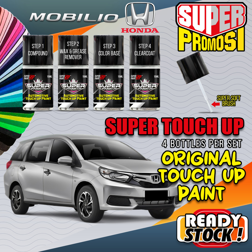 Honda Mobilio Series Touch Up Combo Touch Up ซ่อมสีกําจัดรอยขีดข่วน Calar Kereta DIY