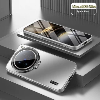Luxury Matte ที่มองไม่เห็นเลนส์สําหรับ Vivo X300 Ultra X300 Pro X300S X200 Ultra X200 Pro X100 Ultra X100S X00 Pro V40 V30 V29 Pro กันกระแทก Hard ฝาหลัง