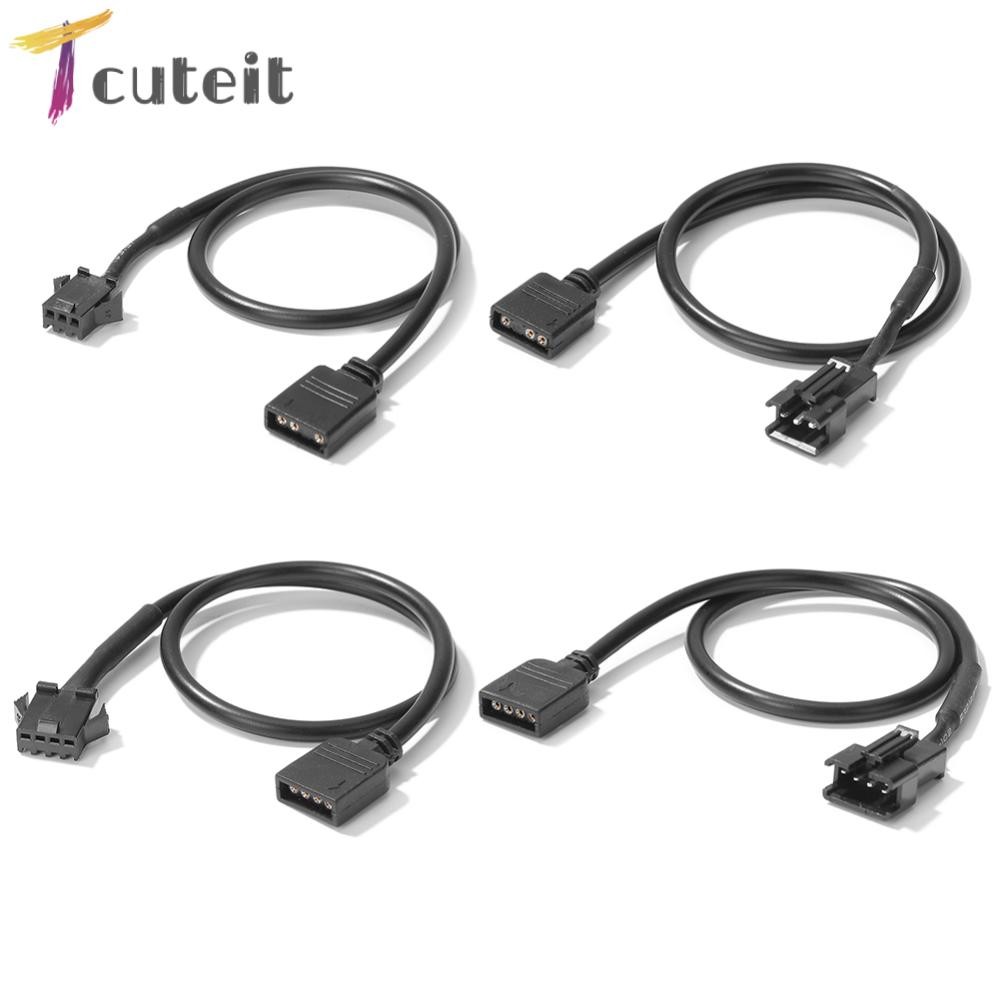 เมนบอร์ด RGB LED Tape Light สายแปลงสําหรับ PC คอมพิวเตอร์ LED Light Strip SM Wire Line