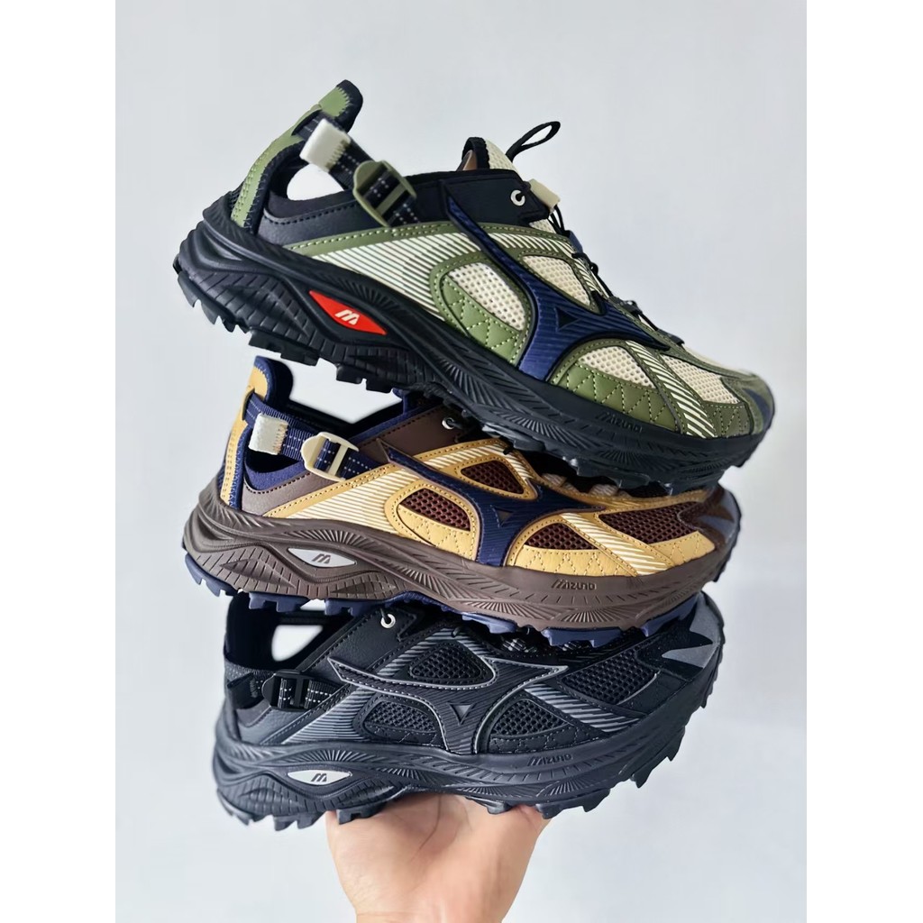 💯ของแท้จากแบรนด์💯&Mizuno Racer Trail SE Sandals &แฟชั่นรองเท้าแตะผู้ชายและผู้หญิงบ้านออกไป🌸