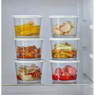 Omocha | ถ้วยแก้วพร้อมฝา สำหรับน้ำพริก Glass Storage Container