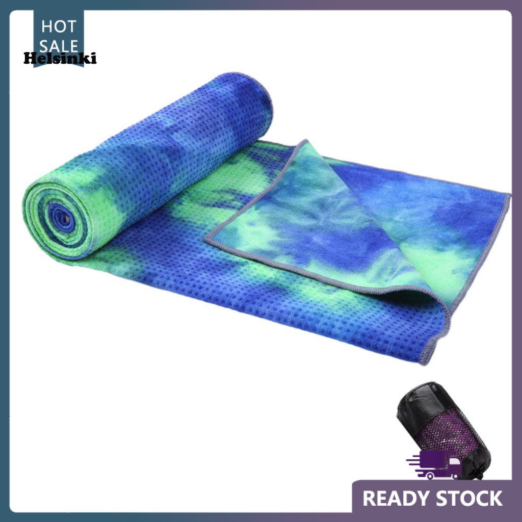 HLS ผ้าเช็ดตัวโยคะการดูดซึมเหงื่อนุ่มพิเศษลื่นล้างทําความสะอาดได้ Non-Fading Superfine Fiber ออกกําล