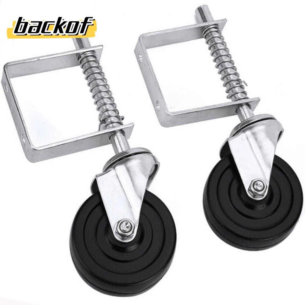 แบ็คอฟ โหลดประตูล้อยางร้อนใบ้4นิ้วลูกกลิ้งประตูเลื่อน