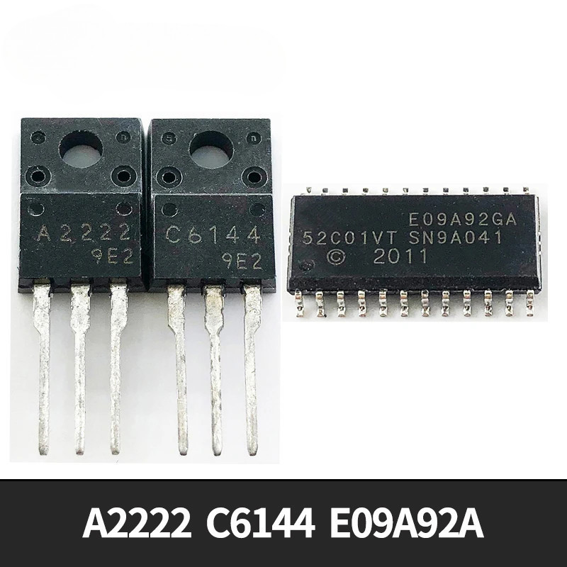 A2222 C6144 ชุดทรานซิสเตอร์ & Power IC E09A92GA SOP24 สําหรับ Epson Board ไม่มี Power L110 L110 L120 L130 L210 ฯลฯ IC