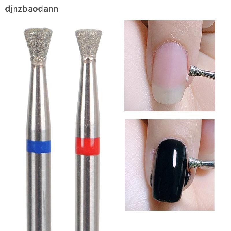 [DJNZ] 1pc เพชรเล็บเจาะบิตเล็บหนังกําพร้าบิตไฟฟ้าเจาะเล็บอุปกรณ์เสริมสําหรับเล็บรอบโรตารี Bur ร้านทําเล็บกัดบิต NGSS