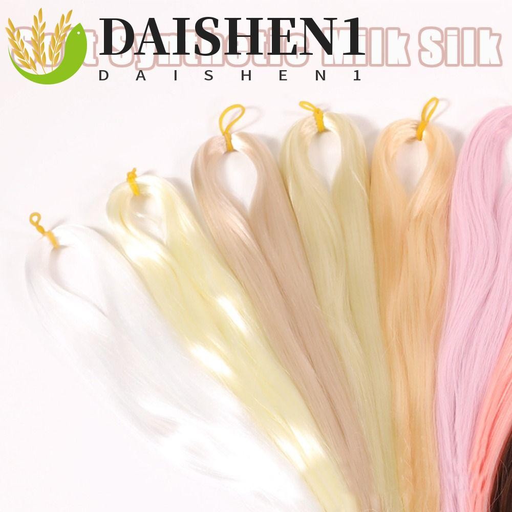 Daishen1 กิ๊บติดผม ผ้าไหม แฮนด์เมด สีดํา สําหรับตุ๊กตาทุกสี