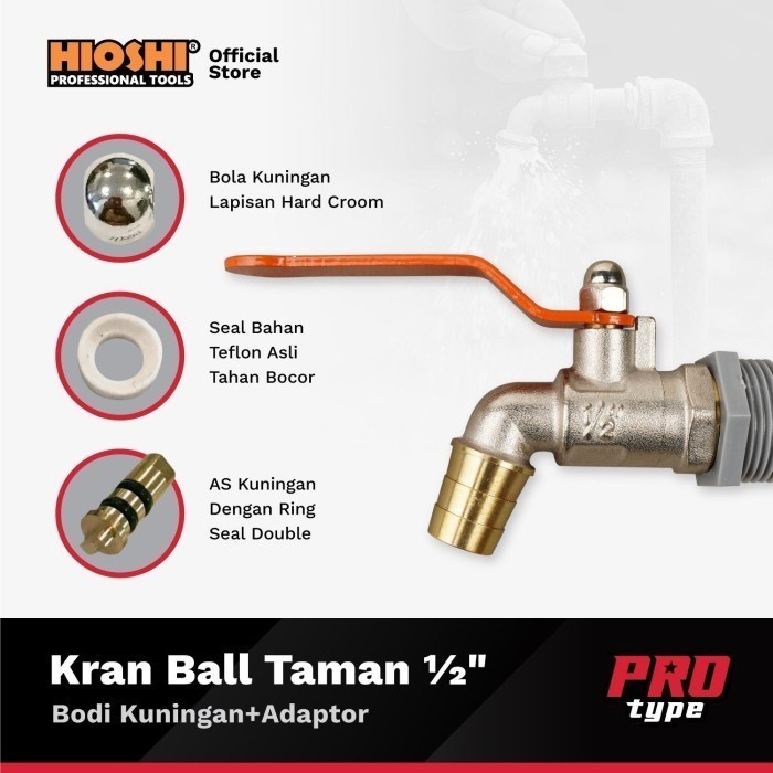 พืชน้ํา HIOSHI PRO GARDEN (ร่างกาย 1/2 นิ้ว-เหลือง-สั้น)