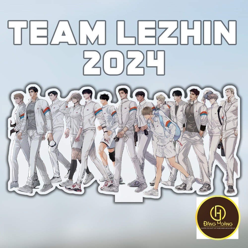 Manhwa BL Lezhin Calendar 2024 DH Standee และพวงกุญแจ