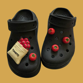 หัวเข็มขัดรองเท้ามะเขือเทศ เสน่ห์ อุดตัน ชุด หัวเข็มขัดรองเท…