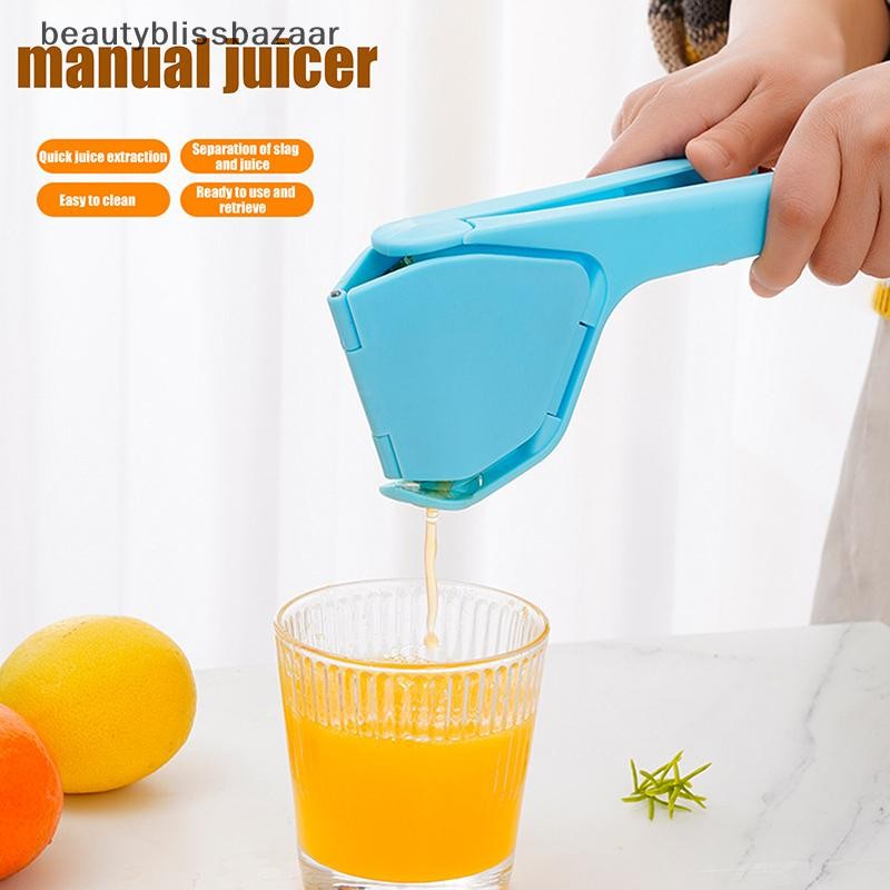 [beautyblissbazaar] Max Juice Extracting Lemon Lime Squeezer ใช้งานง่ายเครื่องคั้นน้ํามะนาวแบบแบนพร้อมที่คั้น Leverage พร้อมที่กรองในตัว [TH]