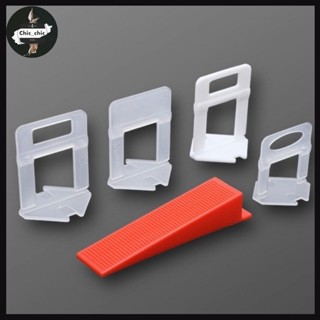 คลิปปรับระดับกระเบื้อง ลิ่มปรับระดับกระเบื้อง 100ชิ้น/ถุง พร…