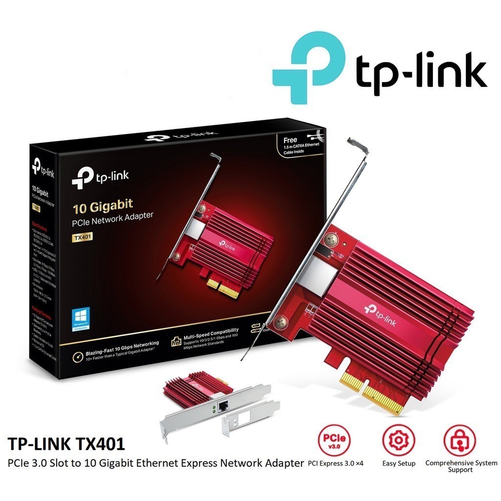 TP-LINK (TX401) 10 Gigabit PCI Express Network Adapter
