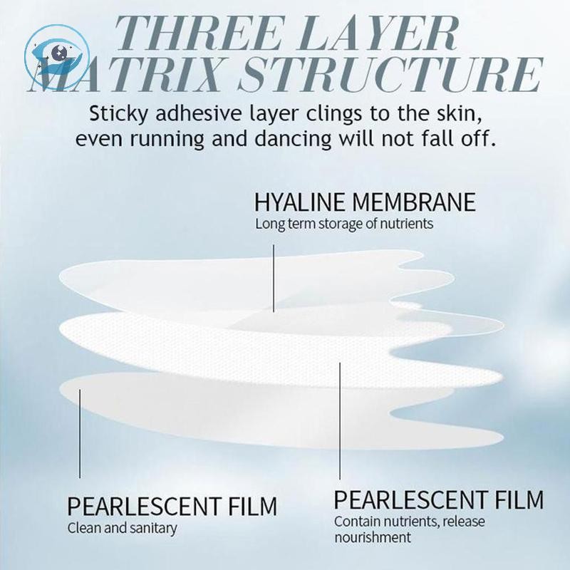 Smweygold 5PCS Anti wrinkle Aging Face Sticker Eye Mask หน้าผากคอ Anti-wrinkle Patch TH