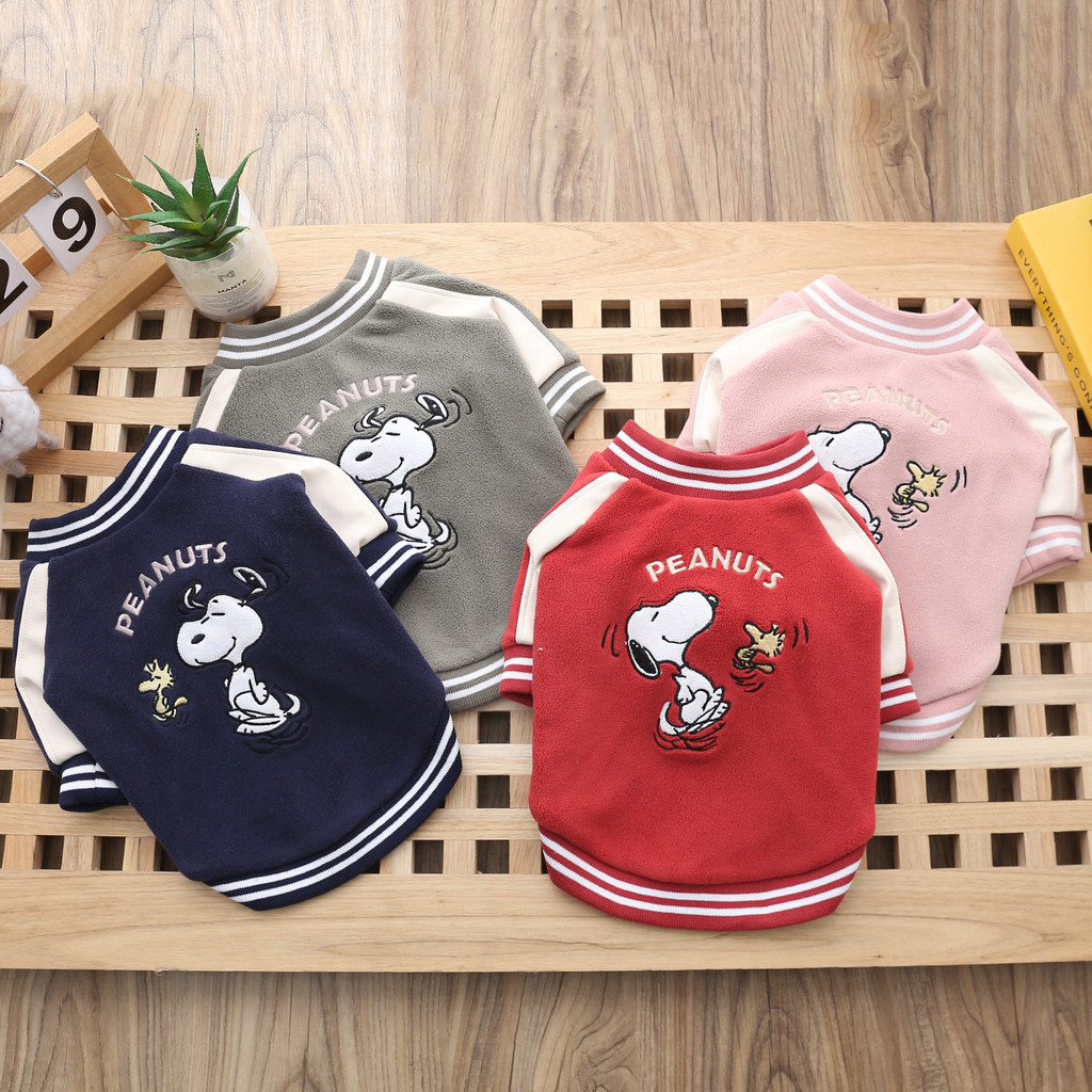 เสื้อผ้าสัตว์เลี้ยงสุนัขแมวน่ารักการ์ตูนรูปแบบเบสบอลเครื่องแบบเสื้อผ้าสองขา LLL-FS-FW
