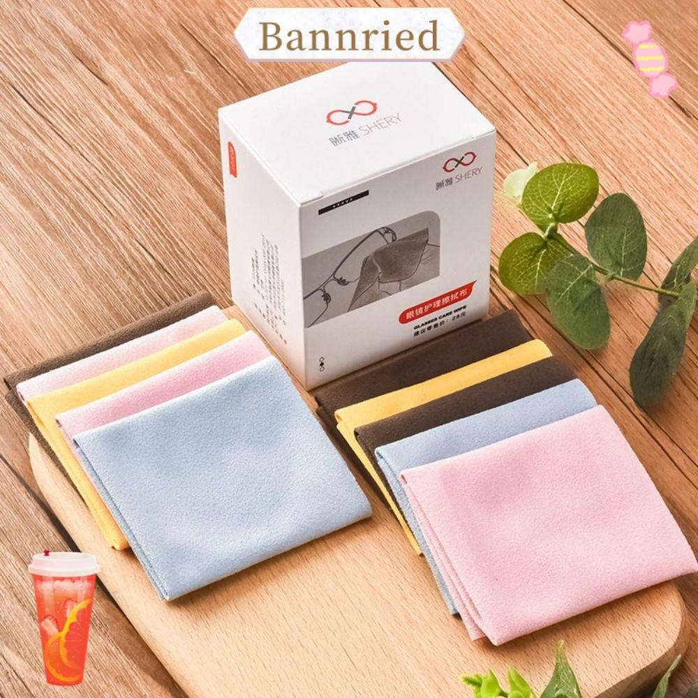 Bannriedsg989 5/10 ชิ้นผ้าไมโครไฟเบอร์, Superfine Fiber แว่นตาอุปกรณ์เสริมแว่นตาทําความสะอาด, Suede Multi-color เลนส์ผ้าเช็ดทําความสะอาดหน้าจอ