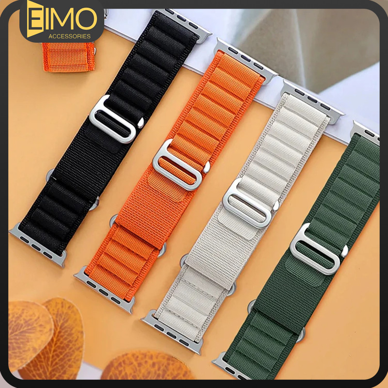 สายไนลอนกีฬา for Iwatch Apple Watch Ultra/SE 3 2 49mm Series 11 10 9 8 7 45มม 46มม 44มม 40มม 42มม 41มม 38มม 6 3 5 4 2 1