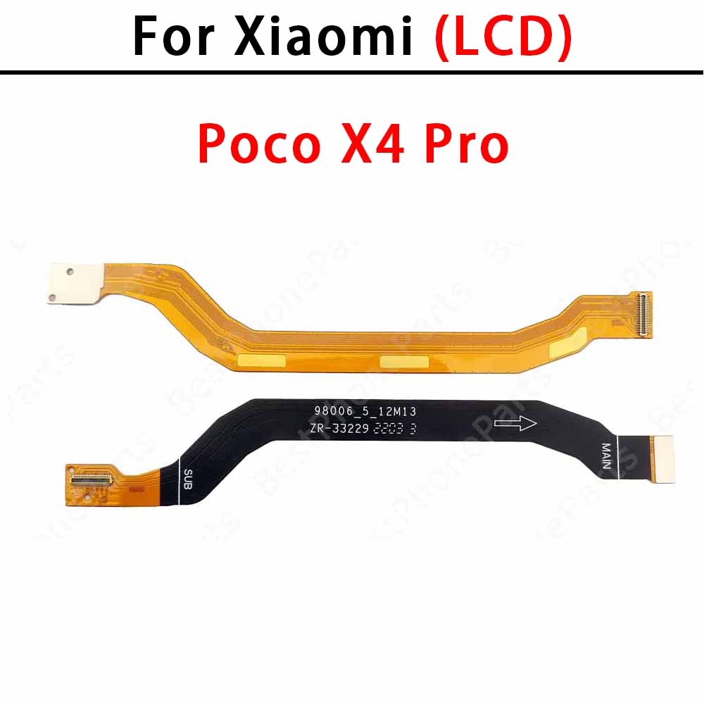 Original สําหรับ Xiaomi Poco X4 Pro LCD Flex Cable เปลี่ยนอะไหล่