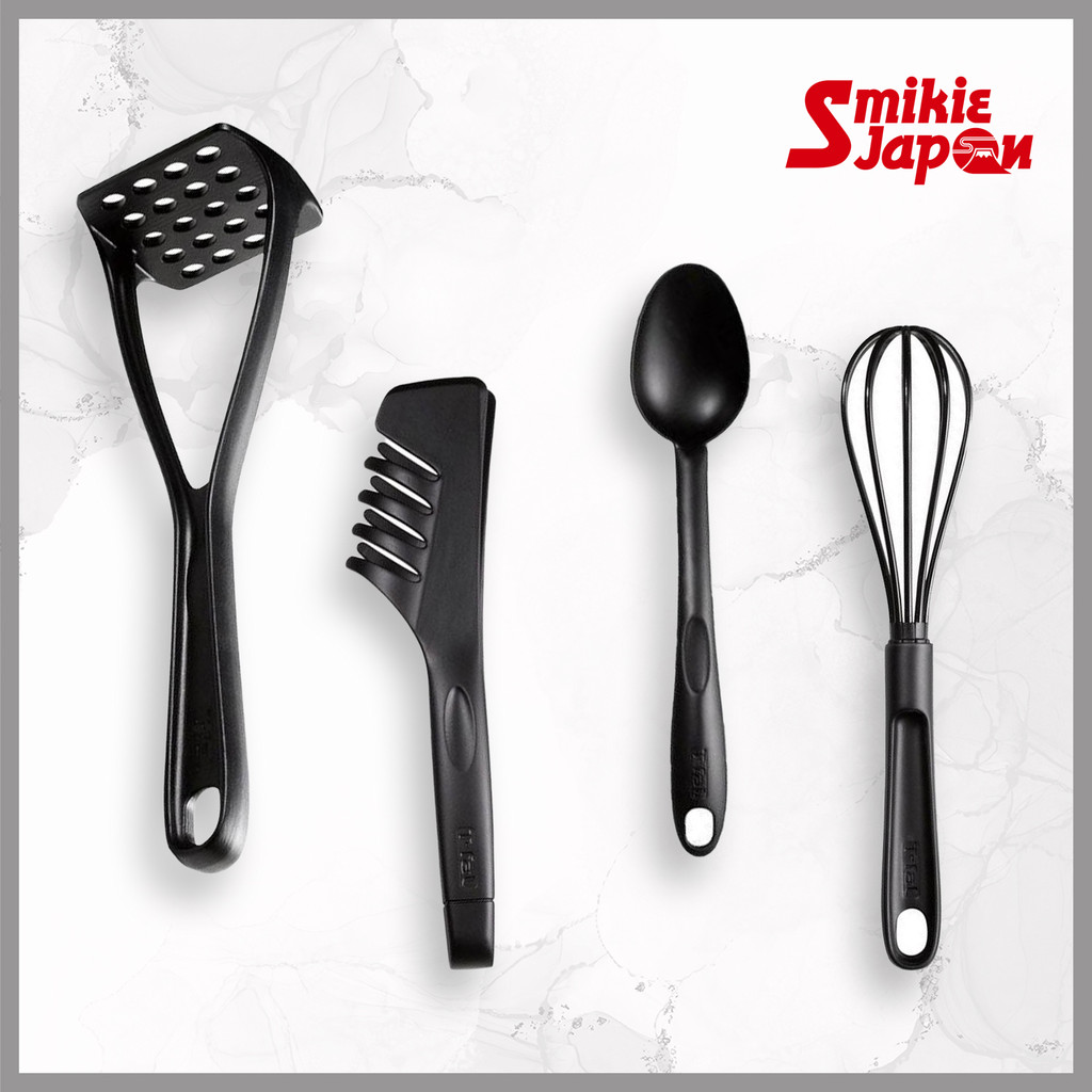 T-fal/Tefal Epice Cooking Utensils Spoon/Tongs/Masher/Whisk Direct From Japan