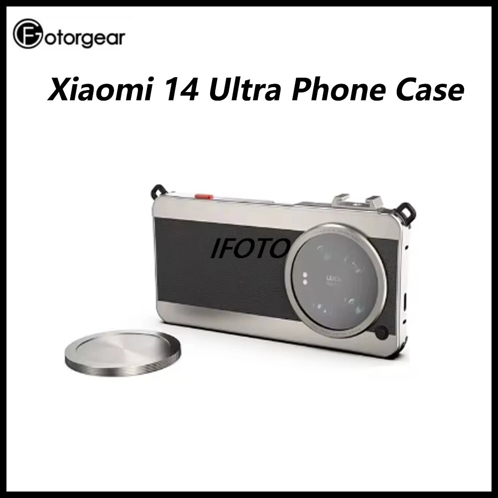 Fotorgear สําหรับ Xiaomi 14 Ultra กล้อง Retro คลาสสิกการถ่ายภาพเคสโทรศัพท์การถ่ายภาพ Accessores