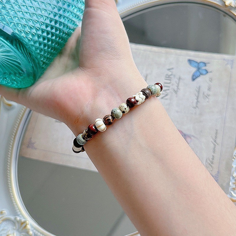 ใหม่สไตล์จีนสร้อยข้อมือเซรามิกโพธิ์ฟักทองลูกปัดสร้อยข้อมือหินธรรมชาติผู้หญิงสร้อยข้อมือ ราคา ถูกที่สุด ดีลบีเคเค แกลเลอรีภาพที่ 2