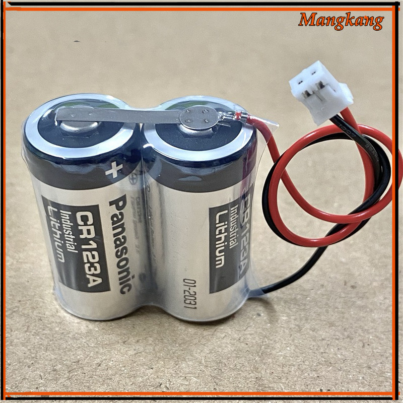 ของใหม่! cr123a 1ก้อน แพ็คคู่ 2ก้อน 3ก้อน แบตเตอรี่ MR-BAT6V1, 2CR17335A WK17 6V
