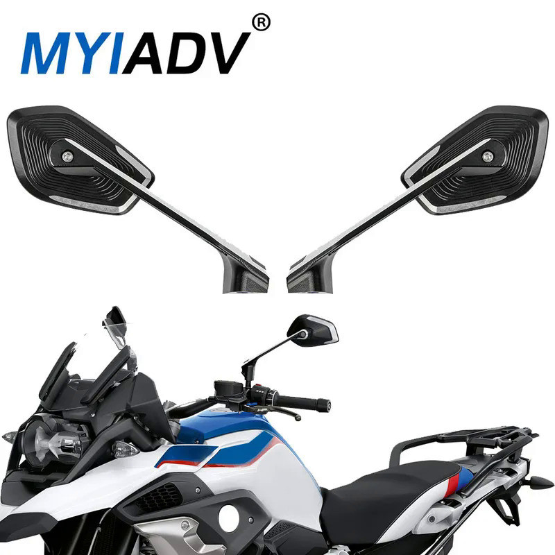 WYI R1200GS Aluminum Rearview Mirrors For BMW F900XR R1250GS Motorcycle Side Mirror Accessories R130
