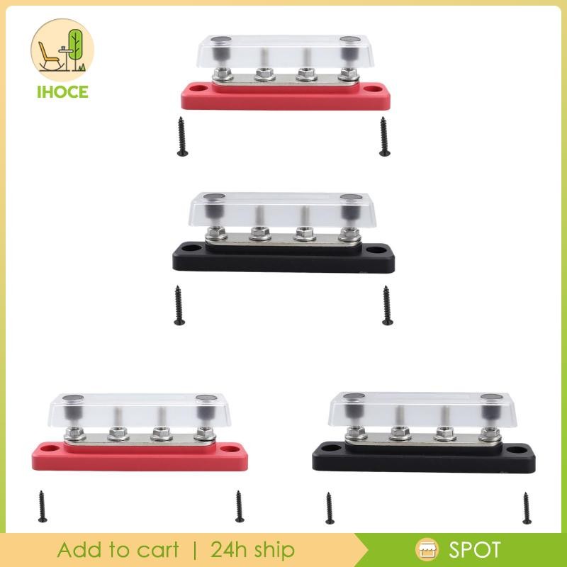 [Ihoce] Busbar High Current Busbar Terminal Stud Strong RV Yacht Motorhome Busbar