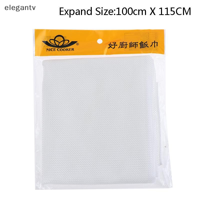 เช่น Steamer ผ้าตาข่ายรอบหม้อ Gauze Mat Dim Sum ซูชิทําอาหาร Steamer Rice Towel N