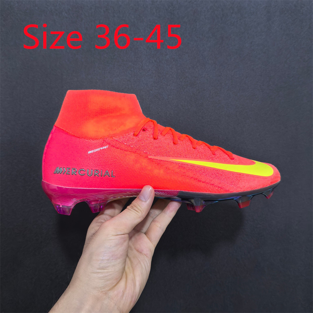 Air Zoom Mercurial Superfly XVI Elite FG รองเท้าฟุตบอลผู้ชายรองเท้าฟุตบอลมืออาชีพรองเท้าฟุตบอลการฝึกอบรมกลางแจ้ง Boot กีฬาฟุตบอล