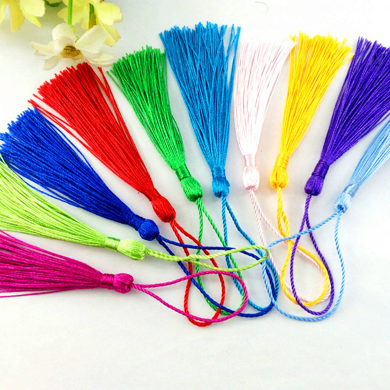 ต่างหูทรงกลมขนาดเล็กแนวตั้ง DIY ตะขอแขวนทำด้วยมือสไตล์โบราณที่คั่นพู่ผ้าสไตล์จีนผ้าคาดโต๊ะพู่ขนาดเล็ก zzmb