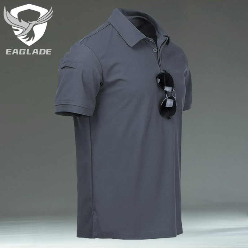 โปโลยุทธวิธี Eaglade สําหรับผู้ชาย IXP สีเทา A01