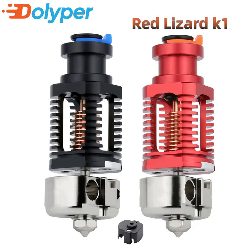 Red Lizard k1 Hotend 3D printer Voron 2.4 Prusa I3 V6 Hotend  Bimetallic  coppered hot end nozzle Ti