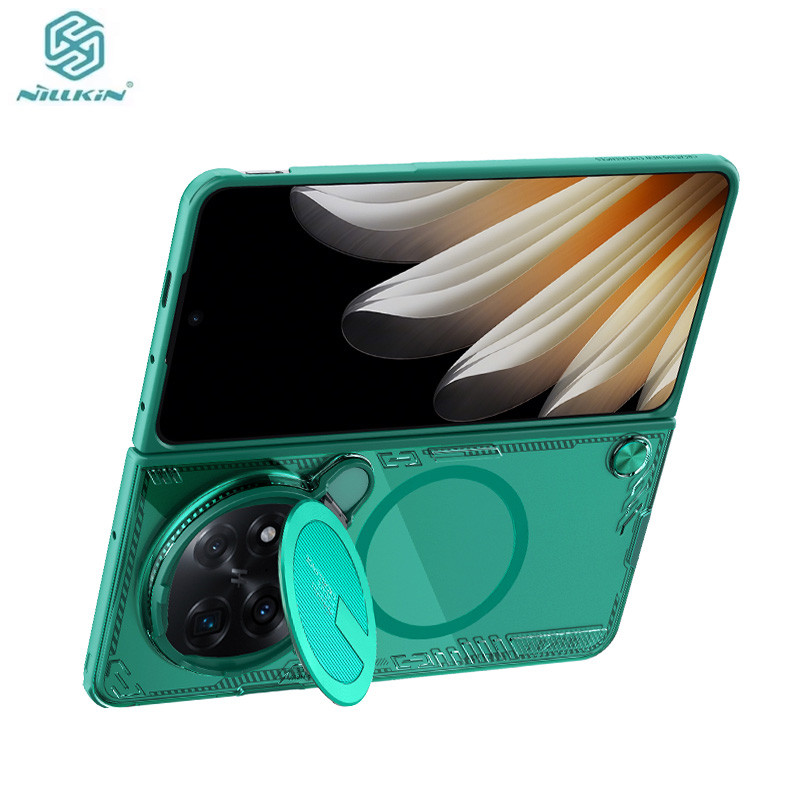 Find N5 เคส Nillkin Iceblade Pro Silicone Soft Border + ฝาหลังใสแบบแข็งสําหรับ OPPO Find N5