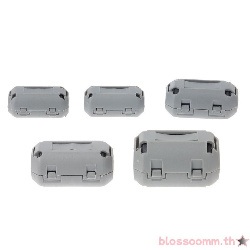 Bloss Clip-on Ferrite Ring Core Ferrite Cable Clip RFI EMI Noise Suppressor Filter Cable Clip for Ph