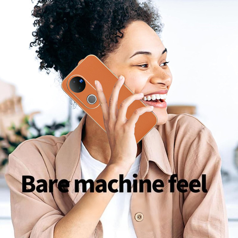 เคสสําหรับ Vivo V50 หนังสีทึบหรูหรา Ultrathin TPU Electroplated Edge เคสโทรศัพท์กันกระแทก - รูปที่ 7