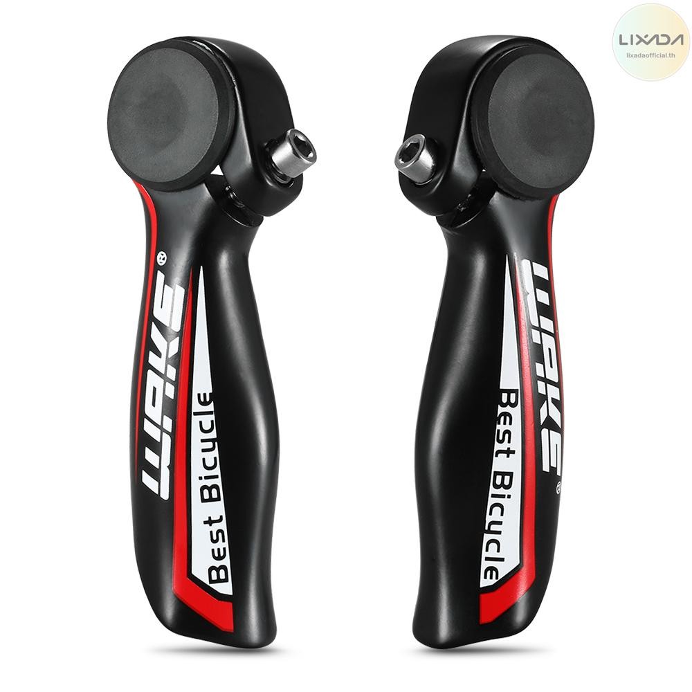 Lixada 1 คู่อลูมิเนียม MTB Bar End จักรยานเสือภูเขา Handlebar End จักรยานรอบชิ้นส่วนจักรยานเสือหมอบ 22.2 มม.B