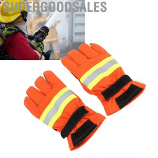 Supergoodsales ถุงมือดับเพลิงทั่วไปที่ทนต่อความร้อนได้