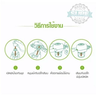 หัวปลั๊กเครื่องไล่ยุงไฟฟ้า แบบเสียบปลั๊กโดยตรง ใช้งานง่าย ใช้ร่วมกับน้ำยาไล่ยุงทั่วไปได้ทุกรุ่น