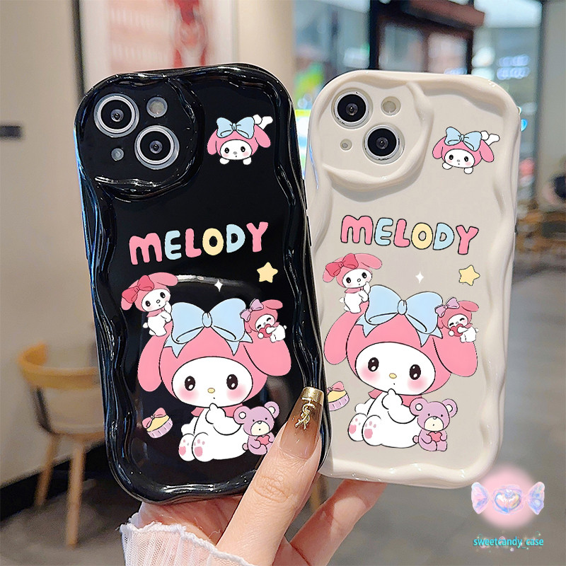 🌺จัดส่งในพื้นที่🌺เคสชายแดนครีม แม็คโหลดี น่ารัก สําหรับ IPhone 16 15 14 13 12 11 7 8plus Pro Promax XR XS