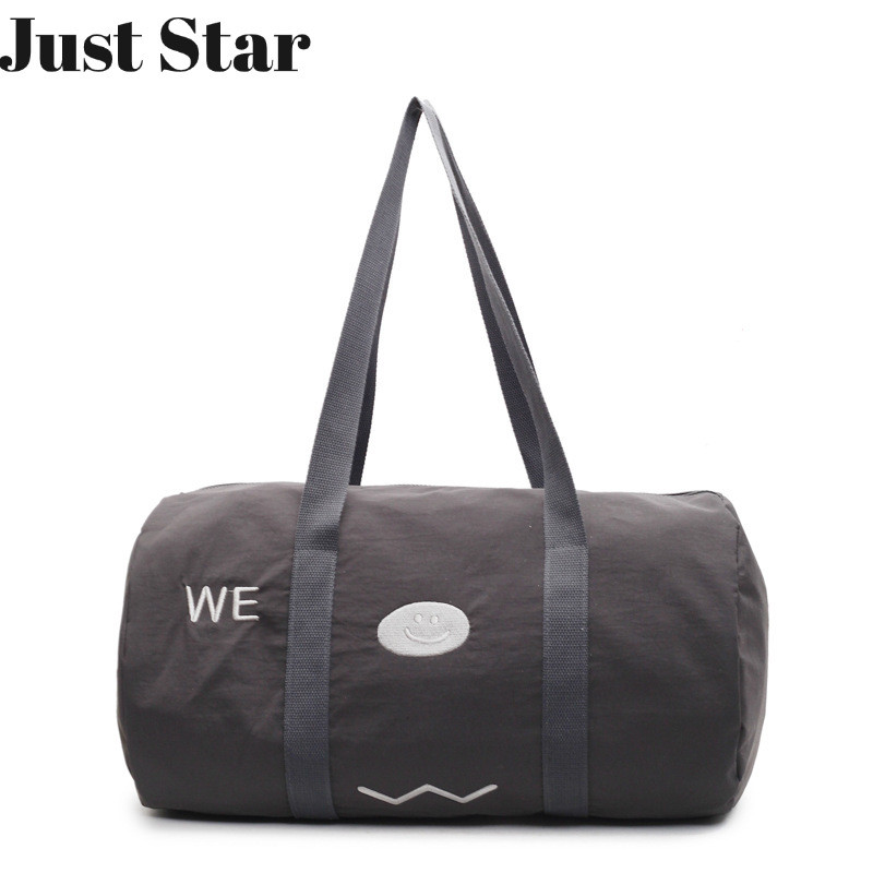 Juststar กระเป๋าดัฟเฟิลสําหรับเดินทางลําลองน้ําหนักเบาสําหรับแยกแห้งและเปียกและการฝึกโยคะแฟชั่น