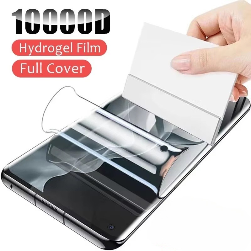 สำหรับ For OPPO A3S A5S A1K A9 A12 A15 A16 A17K A18 A55 A58 A94 A95 F11 C3 C53 6i 8i ฟิล์มไฮโดรเจล Hydrogel ไอโฟน ฟิล์ม